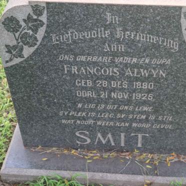 SMIT Francois Alwyn 1880-1925
