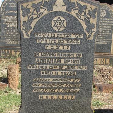 SPIRO Abraham -1927