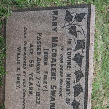 SWANEPOEL Mary Magdalene nee FOLEY -1923