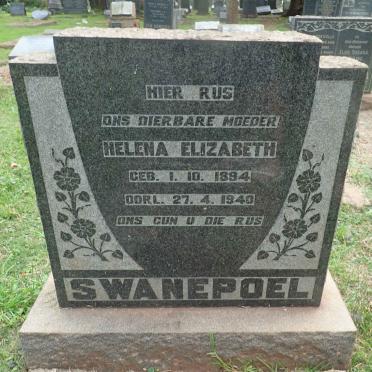 SWANEPOEL Helena Elizabeth 1894-1940