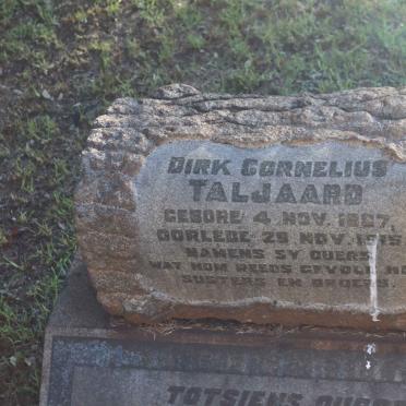 TALJAARD Dirk Cornelius 1887-1915