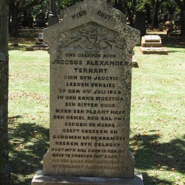 TERHART Jacobus Alexander -1922