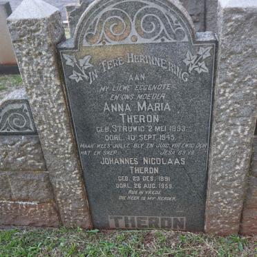 THERON Johannes Nicolaas 1891-1959 &amp; Anna Maria STRUWIG 1893-1945