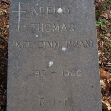 THOMAS Noelly nee ZIMMERMANN 1893-1986