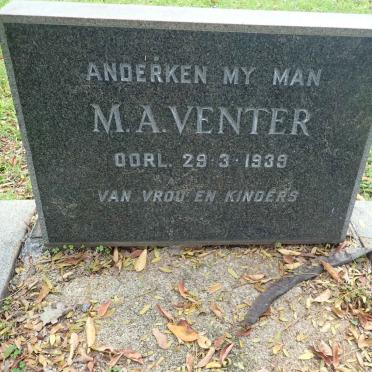 VENTER M.A. -1939