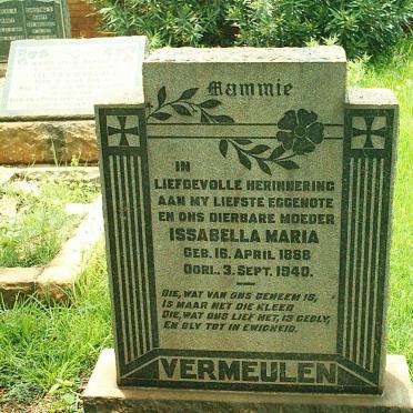VERMEULEN Issabella Maria 1888-1940