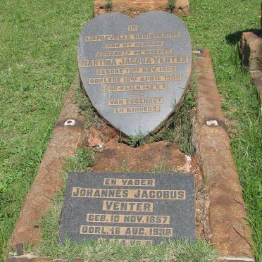 VENTER Johannes Jacobus 1857-1938 &amp; Martina Jacoba 1863-1933