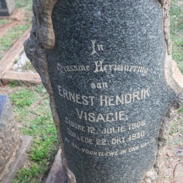 VISAGIE Ernest Hendrik 1908-19?0