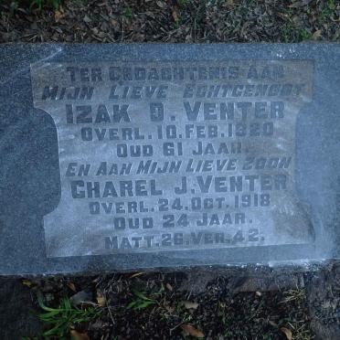 VENTER Izak D. -1920 :: VENTER Charel J. -1918