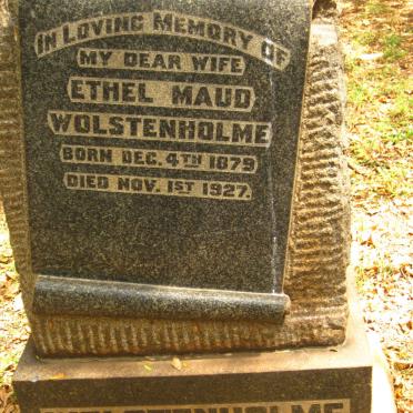 WOLSTENHOLME Ethel Maud 1879-1927