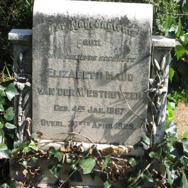 WESTHUYZEN Elizabeth Maud, van der 1867-1929