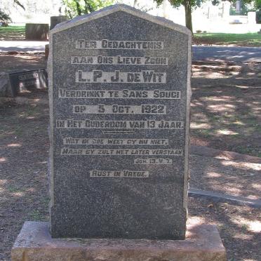 WIT L.P.J., de -1922
