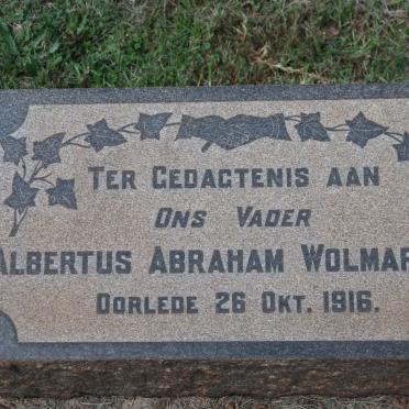 WOLMARANS Albertus Abraham -1916