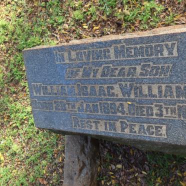 WILLIAMS William Isaac 1894-1918