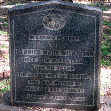 WILKINSON Clarice Mary -1936