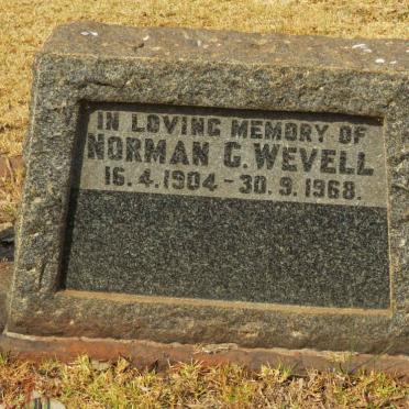WEVELL Norman G. 1904-1968