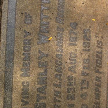 WHITTLE ?es Stanley 1874-1929