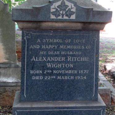 WIGHTON Alexander Ritchie 1872-1934