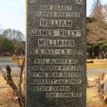 WILLIAMS William James 1953-1997