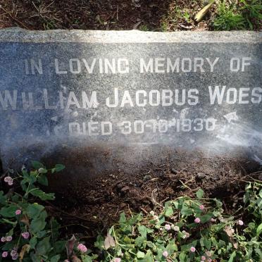 WOEST William Jacobus -1830