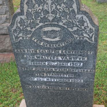 WYK Jan Walters, van 1902-1923