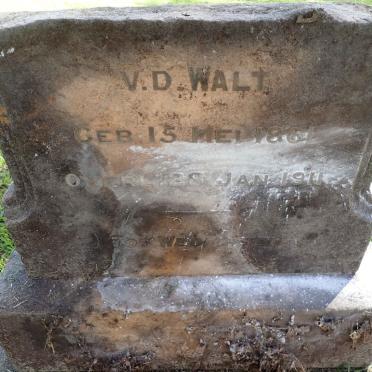 WALT Johannes Nicolaas, v.d. 1858-1911 &amp; Maria Jacoba 1861-1911