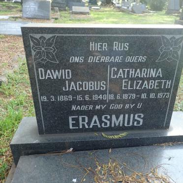 ERASMUS Dawid Jacobus 1869-1940 &amp; Catarina Elizabeth 1879-1973