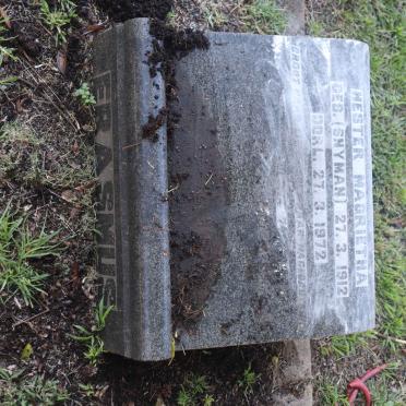 ERASMUS Hester Magrietha nee SNYMAN 1912-1972