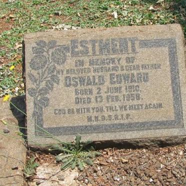 ESTMENT Oswald Edward 1910-1958