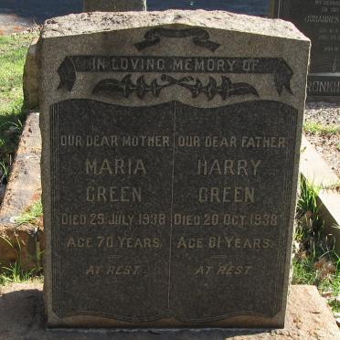 GREEN Harry -1938 &amp; Maria -1938