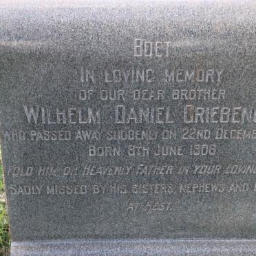 GRIEBENOW Wilhelm Daniel 1906-1957
