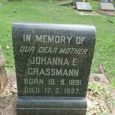 GRASSMANN Johanna E. 1891-1957