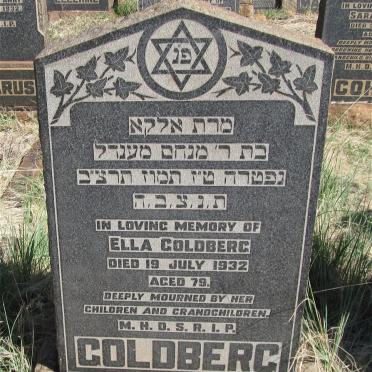 GOLDBERG Ella -1932