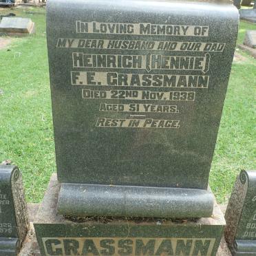 GRASSMANN Heinrich F.E. -1938