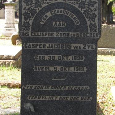 ZYL Casper Jacobus, van 1890-1918
