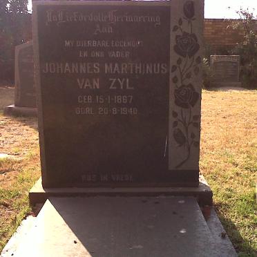 ZYL Johannes Marthinus, van 1867-1940