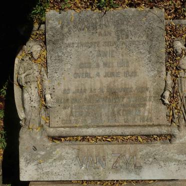 ZYL Awie, van 1919-1939 :: VAN ZYL Adriaan Jakobus 1890-1949