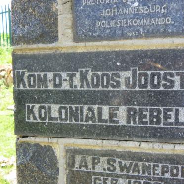 JOOSTE Koos