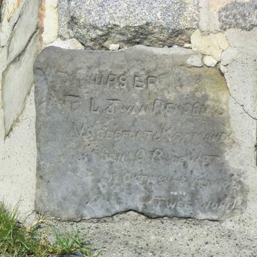 RENSBURG T.L.J., van