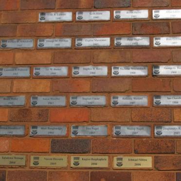 5. Memorial Wall - students