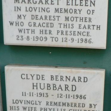 ASH Margaret Eileen 1909-1986 :: HUBBARD Clyde Bernard 1913-1986