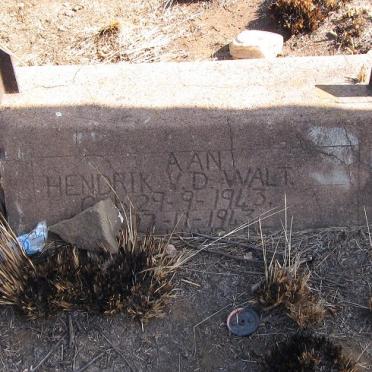 WALT Hendrik, v.d. 1943-1943