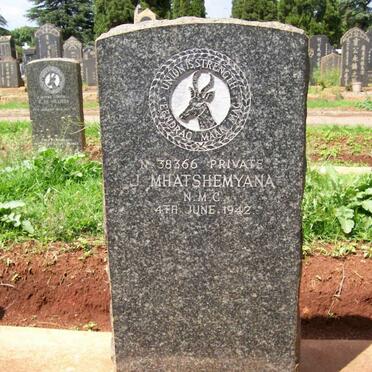 MHATSHEMYANA J. -1942