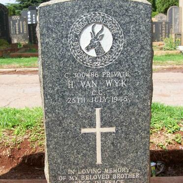 WYK H., van -1945