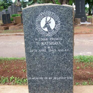 MATSHAYA S. -1943