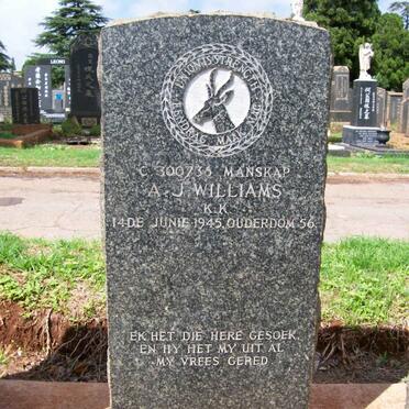 WILLIAMS A.J. -1945