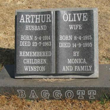 BAGGOTT Arthur 1914-1963 &amp; Olive 1915-1995