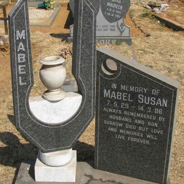 BEGBIE Mabel Susan 1929-1986