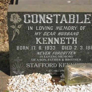 CONSTABLE Kenneth 1933-1968 :: CONSTABLE Stafford Kenneth 19??-200?