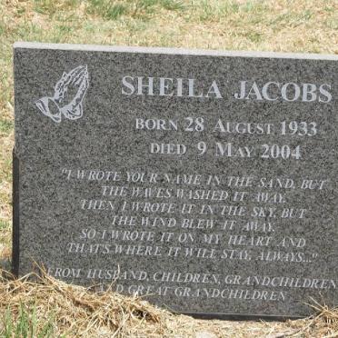 JACOBS Sheila 1933-2004